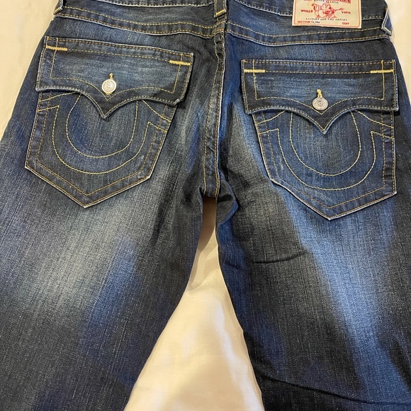 TRUE RELIGION slim flap jeans 34/30 - Picture 5 of 14